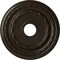 Ekena Millwork Dublin Ceiling Medallion (Fits Canopies up to 5 1/8"), 17 7/8"OD x 3 5/8"ID x 1 1/4"P, Stone Hearth CM17DUSHF - alternate 1
